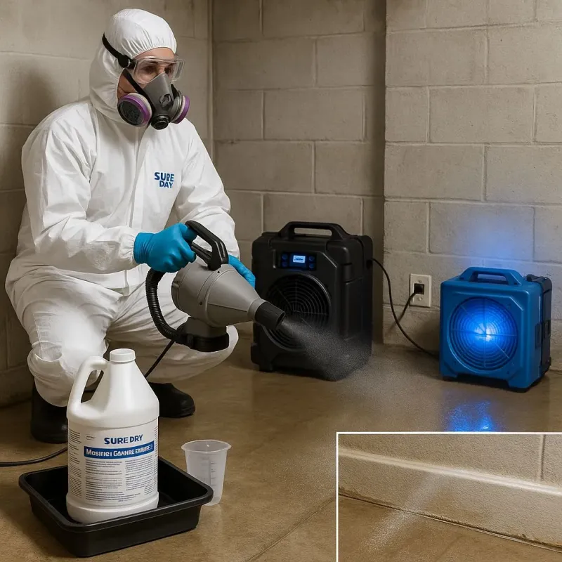 Sanitization and Odor Removal process in Rome, ME